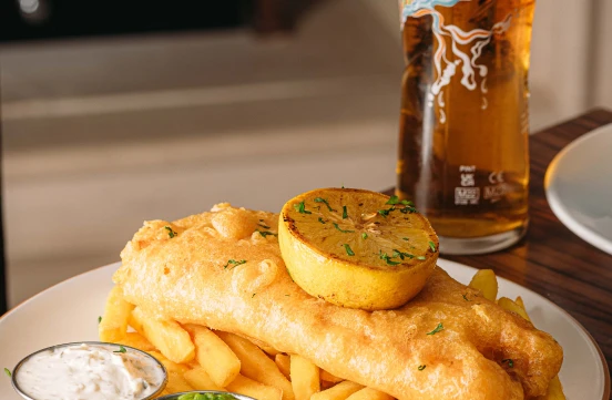 Lunch Menu with drink